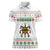 Mexico Christmas Women Polo Shirt with Piñata Star Design and Red Green Snowflake Pattern - Wonder Print Shop