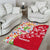 Mexico Christmas Area Rug with Butterfly Cactus and Colorful Floral Folk Art - Wonder Print Shop