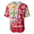 Mexico Christmas Baseball Jersey with Butterfly Cactus and Colorful Floral Folk Art - Wonder Print Shop