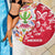 Mexico Christmas Beach Blanket with Butterfly Cactus and Colorful Floral Folk Art - Wonder Print Shop