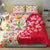 Mexico Christmas Bedding Set with Butterfly Cactus and Colorful Floral Folk Art - Wonder Print Shop