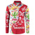 Mexico Christmas Button Sweatshirt with Butterfly Cactus and Colorful Floral Folk Art - Wonder Print Shop