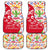 Mexico Christmas Car Mats with Butterfly Cactus and Colorful Floral Folk Art - Wonder Print Shop