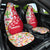 Mexico Christmas Car Seat Cover with Butterfly Cactus and Colorful Floral Folk Art - Wonder Print Shop