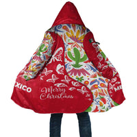 Mexico Christmas Cloak with Butterfly Cactus and Colorful Floral Folk Art - Wonder Print Shop