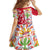 Mexico Christmas Family Matching Off The Shoulder Long Sleeve Dress and Hawaiian Shirt with Butterfly Cactus and Colorful Floral Folk Art - Wonder Print Shop