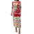 Mexico Christmas Family Matching Puletasi and Hawaiian Shirt with Butterfly Cactus and Colorful Floral Folk Art - Wonder Print Shop