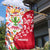 Mexico Christmas Garden Flag with Butterfly Cactus and Colorful Floral Folk Art - Wonder Print Shop