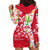 Mexico Christmas Hoodie Dress with Butterfly Cactus and Colorful Floral Folk Art - Wonder Print Shop