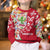 Mexico Christmas Kid Ugly Christmas Sweater with Butterfly Cactus and Colorful Floral Folk Art - Wonder Print Shop