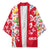 Mexico Christmas Kimono with Butterfly Cactus and Colorful Floral Folk Art - Wonder Print Shop