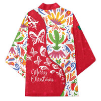 Mexico Christmas Kimono with Butterfly Cactus and Colorful Floral Folk Art - Wonder Print Shop
