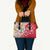 Mexico Christmas Leather Bag with Butterfly Cactus and Colorful Floral Folk Art - Wonder Print Shop