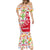 Mexico Christmas Mermaid Dress with Butterfly Cactus and Colorful Floral Folk Art - Wonder Print Shop