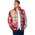 Mexico Christmas Padded Jacket with Butterfly Cactus and Colorful Floral Folk Art - Wonder Print Shop