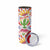 Mexico Christmas Skinny Tumbler with Butterfly Cactus and Colorful Floral Folk Art - Wonder Print Shop