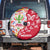 Mexico Christmas Spare Tire Cover with Butterfly Cactus and Colorful Floral Folk Art - Wonder Print Shop