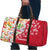 Mexico Christmas Travel Bag with Butterfly Cactus and Colorful Floral Folk Art - Wonder Print Shop