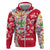 Mexico Christmas Zip Hoodie with Butterfly Cactus and Colorful Floral Folk Art - Wonder Print Shop