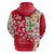 Mexico Christmas Zip Hoodie with Butterfly Cactus and Colorful Floral Folk Art - Wonder Print Shop