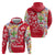 Mexico Christmas Zip Hoodie with Butterfly Cactus and Colorful Floral Folk Art - Wonder Print Shop