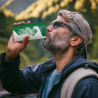 India Christmas 4 in 1 Can Cooler Tumbler with Peacock Mandala Pattern and Tricolor Design - Wonder Print Shop