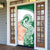 India Christmas Door Cover with Peacock Mandala Pattern and Tricolor Design - Wonder Print Shop