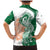 India Christmas Family Matching Mermaid Dress and Hawaiian Shirt with Peacock Mandala Pattern and Tricolor Design - Wonder Print Shop