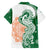 India Christmas Family Matching Off The Shoulder Long Sleeve Dress and Hawaiian Shirt with Peacock Mandala Pattern and Tricolor Design - Wonder Print Shop