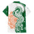 India Christmas Family Matching Off Shoulder Short Dress and Hawaiian Shirt with Peacock Mandala Pattern and Tricolor Design - Wonder Print Shop
