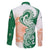 India Christmas Family Matching Tank Maxi Dress and Hawaiian Shirt with Peacock Mandala Pattern and Tricolor Design - Wonder Print Shop