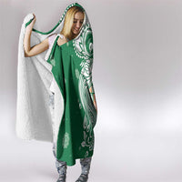 India Christmas Hooded Blanket with Peacock Mandala Pattern and Tricolor Design - Wonder Print Shop