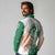 India Christmas Long Sleeve Polo Shirt with Peacock Mandala Pattern and Tricolor Design - Wonder Print Shop