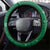 India Christmas Steering Wheel Cover with Peacock Mandala Pattern and Tricolor Design - Wonder Print Shop