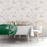 India Christmas Tablecloth with Peacock Mandala Pattern and Tricolor Design - Wonder Print Shop