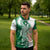 India Christmas Zipper Polo Shirt with Peacock Mandala Pattern and Tricolor Design - Wonder Print Shop
