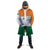 India Christmas Cloak with Elephant Santa Tree Design and Tricolor Holiday Pattern - Wonder Print Shop