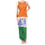 India Christmas Tank Maxi Dress with Elephant Santa Tree Design and Tricolor Holiday Pattern - Wonder Print Shop