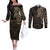 viking-raven-couples-matching-off-the-shoulder-long-sleeve-dress-and-long-sleeve-button-shirt-wisdom-in-flight