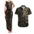 Viking Raven Couples Matching Tank Maxi Dress and Hawaiian Shirt Wisdom in Flight - Wonder Print Shop