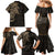 Viking Raven Family Matching Mermaid Dress and Hawaiian Shirt Wisdom in Flight - Wonder Print Shop