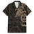 Viking Raven Family Matching Summer Maxi Dress and Hawaiian Shirt Wisdom in Flight - Wonder Print Shop