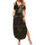 Viking Raven Family Matching Summer Maxi Dress and Hawaiian Shirt Wisdom in Flight - Wonder Print Shop