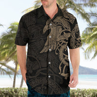 Viking Raven Hawaiian Shirt Wisdom in Flight - Wonder Print Shop