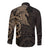 Viking Raven Long Sleeve Button Shirt Wisdom in Flight - Wonder Print Shop