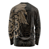 Viking Raven Long Sleeve Shirt Wisdom in Flight - Wonder Print Shop