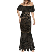 Viking Raven Mermaid Dress Wisdom in Flight - Wonder Print Shop