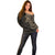 Viking Raven Off Shoulder Sweater Wisdom in Flight - Wonder Print Shop