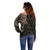 Viking Raven Off Shoulder Sweater Wisdom in Flight - Wonder Print Shop