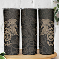 Viking Raven Skinny Tumbler Wisdom in Flight - Wonder Print Shop
